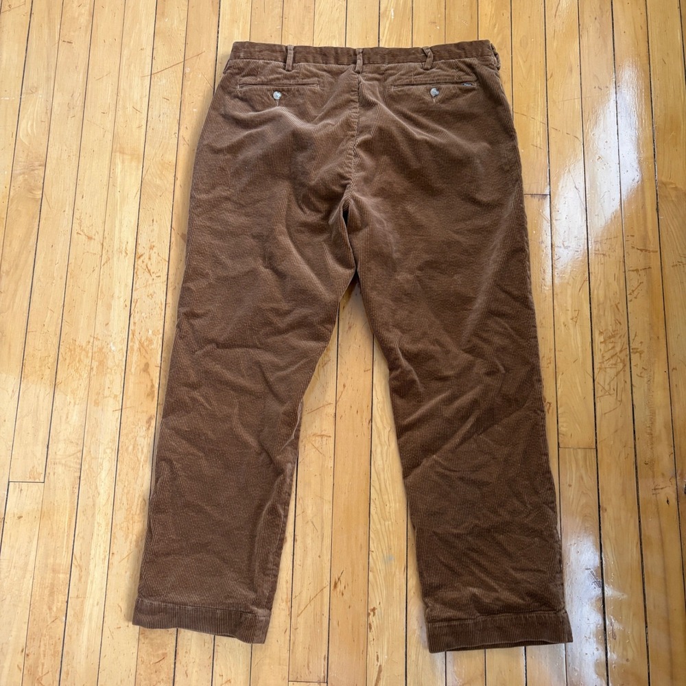 Polo Ralph Lauren Pants Mens 36x29 Brown Corduroy Classic Fit Preppy - Picture 9 of 11
